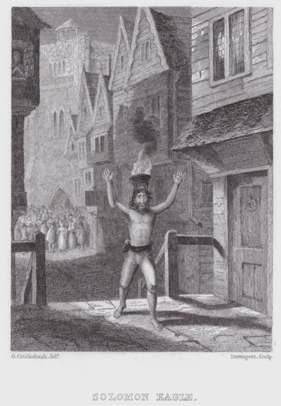 Solomon Eagle door George (after) Cruikshank