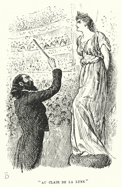 Illustratie voor Trilby door George du Maurier door George (after) Du Maurier