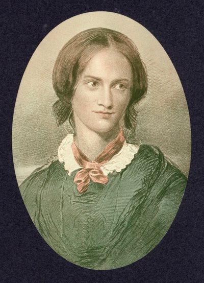 Charlotte Bronte, Engelse romanschrijfster door George (after) Richmond