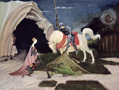St. George en de draak, vijf minuten later door George Adamson