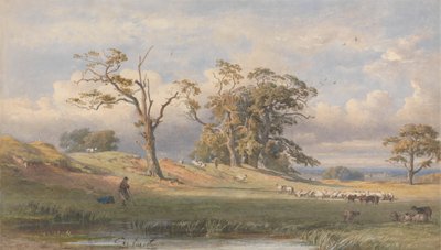 Oude Britse kamp in Bulstrode Park door George Arthur Fripp