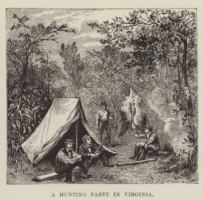 Een jachtpartij in Virginia door George Augustus Sala