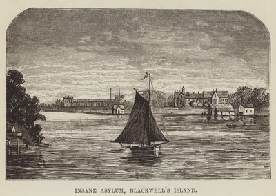Psychiatrisch ziekenhuis, Blackwells Island door George Augustus Sala