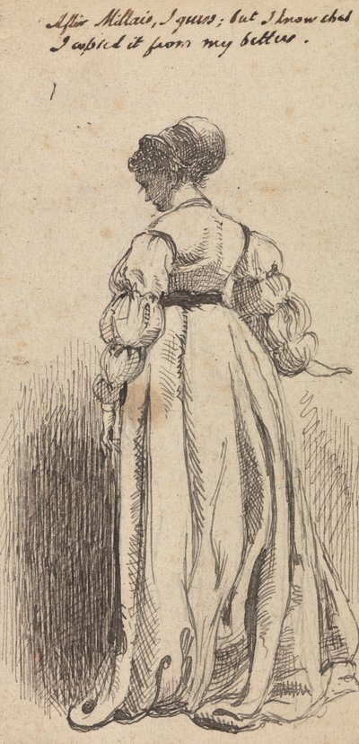Staande dame door George Augustus Sala