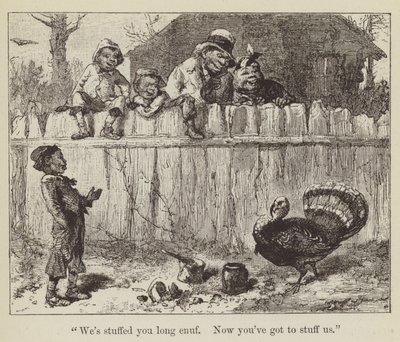 Thanksgiving Day door George Augustus Sala