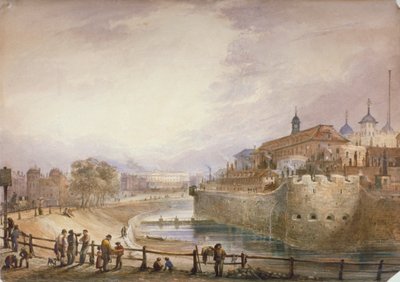 Tower of London, ca. 1840 door George B Campion