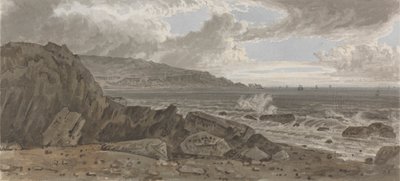 De Needles vanaf Alum Bay door George Barret Jr.