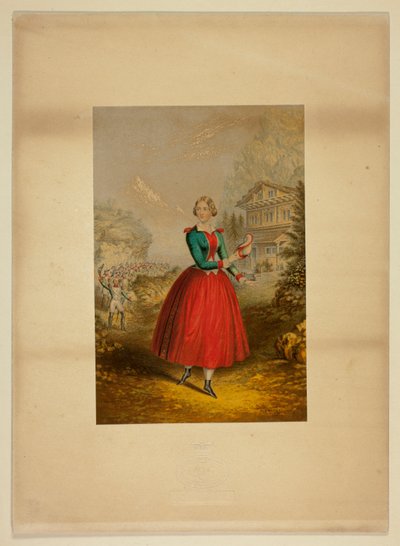 De dochter van het regiment door George Baxter