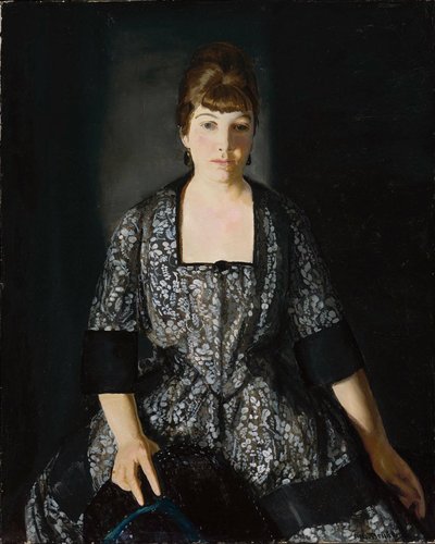 Emma in het zwart door George Bellows