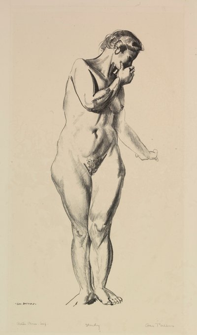 Naaktstudie door George Bellows
