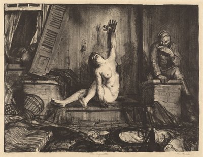 De sigaret door George Bellows
