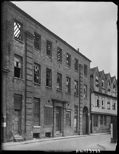 Norfolk Iron Works, Coslany Street, Norwich, Norfolk, 1942 door George Bernard Mason