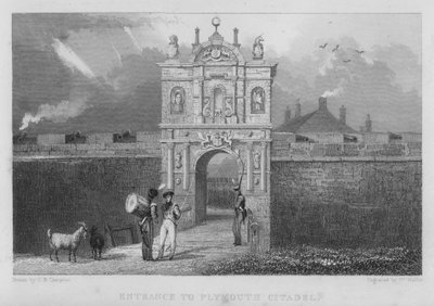 Ingang van Plymouth Citadel door George Bryant Campion