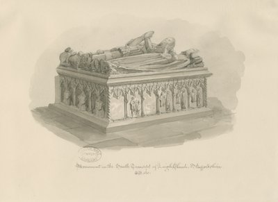 Leigh Kerk - Monument van Sir John Aston door George Buckler