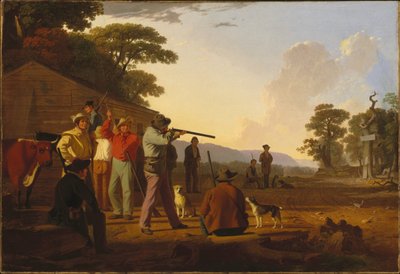 Schieten voor rundvlees door George Caleb Bingham