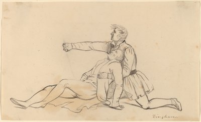 De dood van generaal Warren door George Caleb Bingham