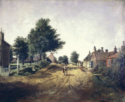 Hollym Village, Holderness, c.1885 door George Cammidge