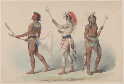 Balspelers door George Catlin