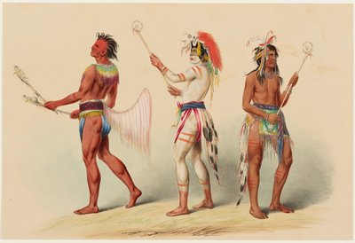 Balspelers door George Catlin