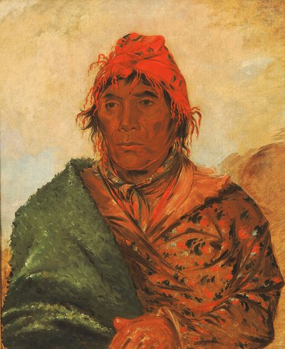 Ee-mat-lá-, koning Phillip, tweede opperhoofd door George Catlin