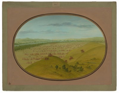 Fort Pierre door George Catlin