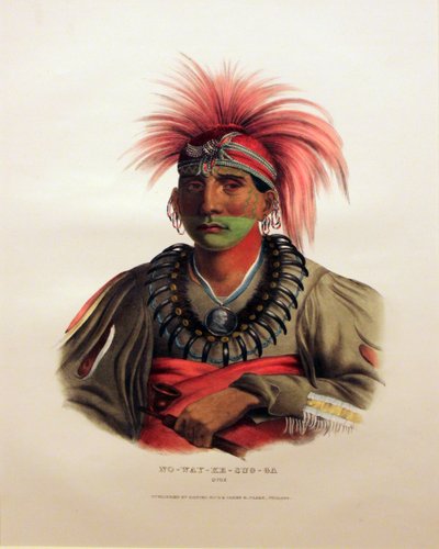 No-Way-Ke-Sug-Ga, Otoe door George Catlin
