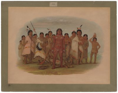 "Schilder mij" - Apachee door George Catlin