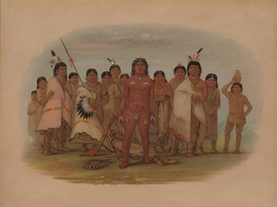 Schilder mij - Apachee door George Catlin