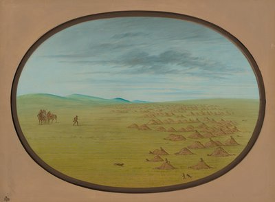Prairiehondendorp, 1861-1869 door George Catlin