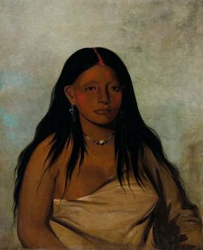 Shé-de-ah, Wilde Salie, een vrouw uit Wichita door George Catlin