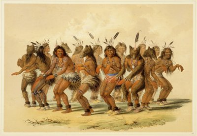 De berendans door George Catlin