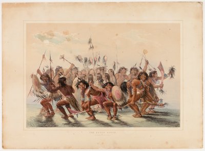 De hoofdhuiddans door George Catlin