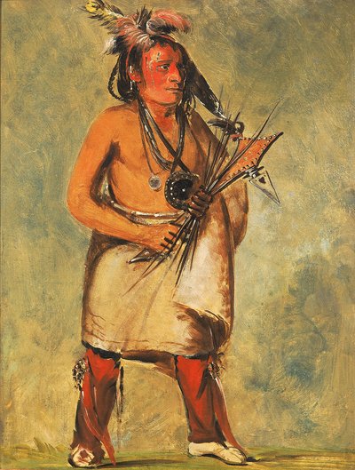 Wa-kon-chásh-kaw, Hij Die Komt Op De Donder door George Catlin