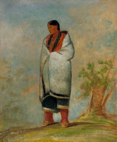 Wa-quóth-e-qua, De vrouw van de bok, Vrouw van de walvis door George Catlin