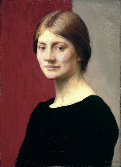 Een Meisje in het Zwart door George Clausen