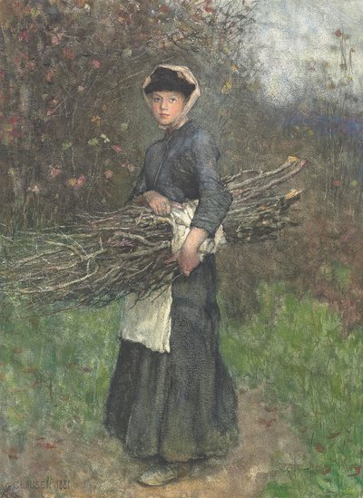 Hout Verzamelen door George Clausen