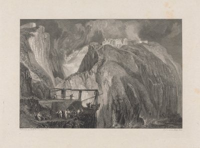Tintagel Castle, Cornwall door George Cooke