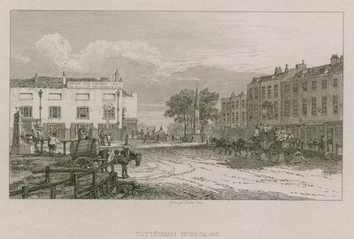 Tottenham High Cross, Londen door George Cooke