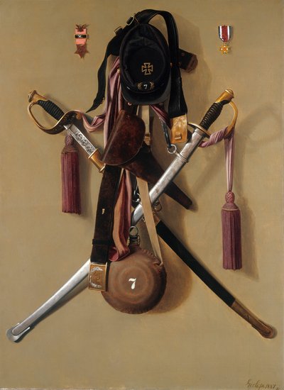 Regalia uit de Burgeroorlog van majoor Levi Gheen McCauley door George Cope
