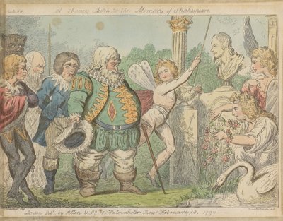 Een Fantasieschets ter Nagedachtenis aan Shakespeare door George Cruikshank