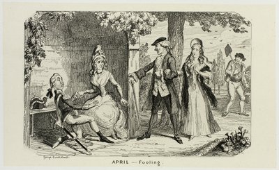 April - Fooling van George Cruikshank