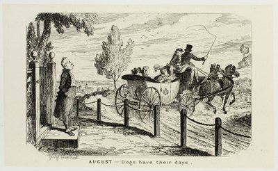 Augustus - Dogs Have Their Days van George Cruikshank