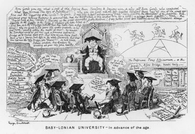 Baby-Lonian Universiteit, Vooruit op de tijd door George Cruikshank