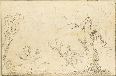 Komische scène door George Cruikshank