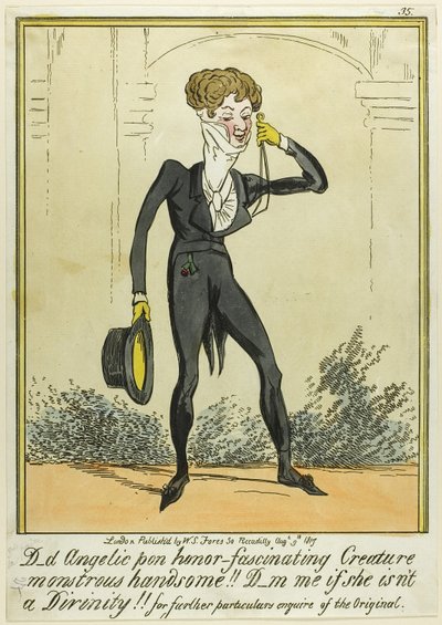 D_d Angelic pon honor-Fascinating Creature Monstrous Handsome!!! door George Cruikshank