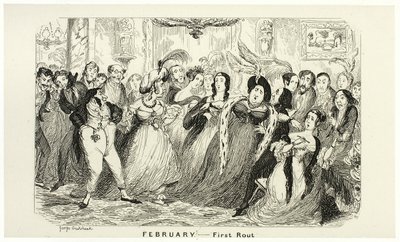 Februari - Eerste Rout van George Cruikshank