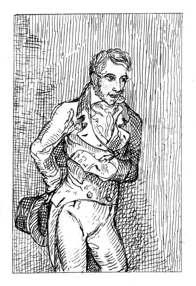 George Cruikshank 1792-1878, Engelse karikaturist en boekillustrator, 1811 door George Cruikshank