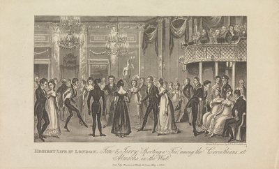 Hoogste leven in Londen... door George Cruikshank