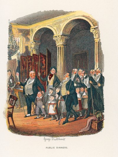 Illustratie voor Sketches by Boz door George Cruikshank