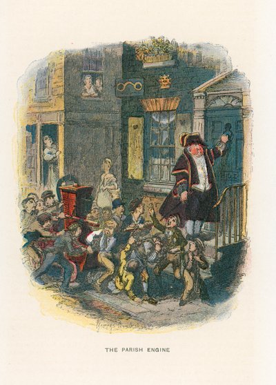 Illustratie voor Sketches by Boz door George Cruikshank